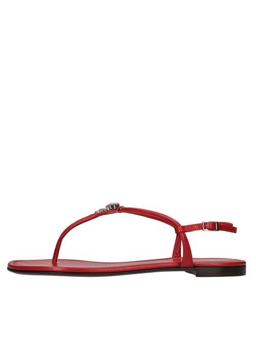 Flat Muse in pelle GIUSEPPE ZANOTTI | E500053ROSSETTO